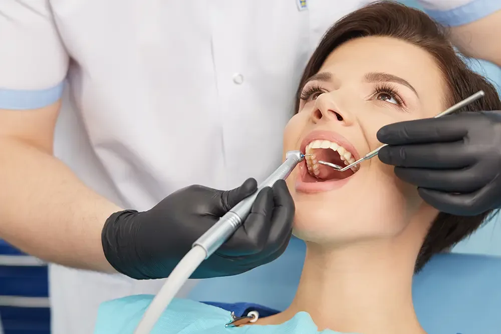 Gum recontouring procedure with advanced technology