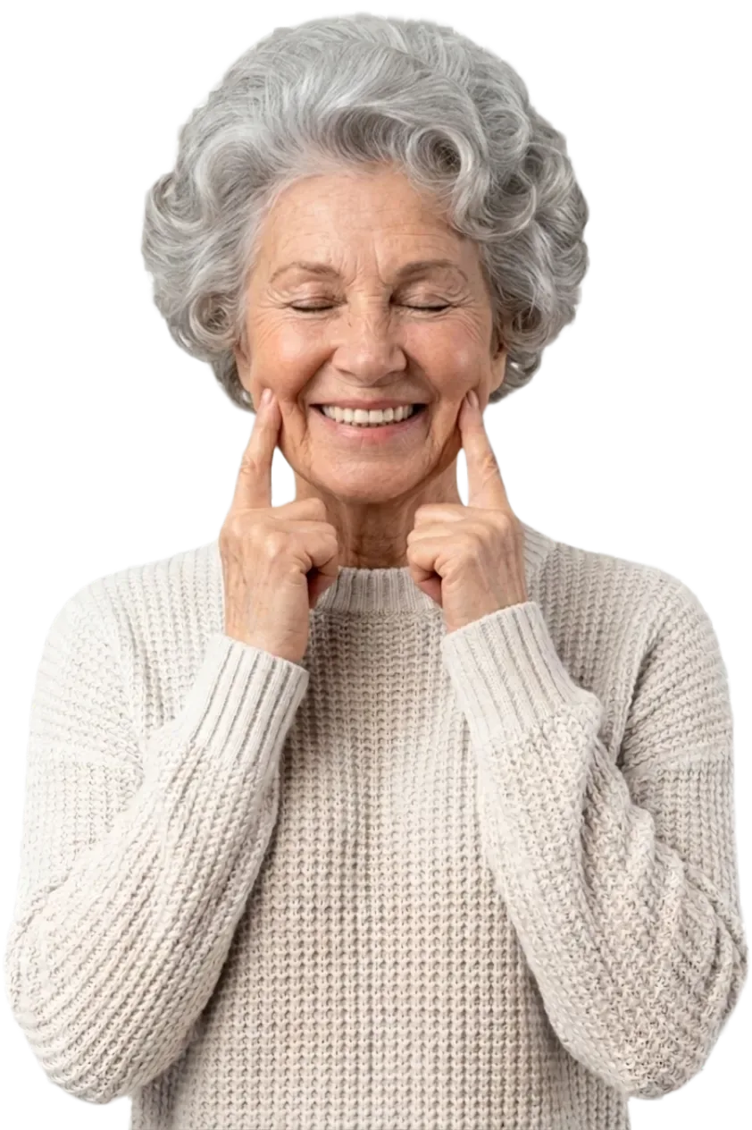 Woman smiling - dentures Phoenix AZ