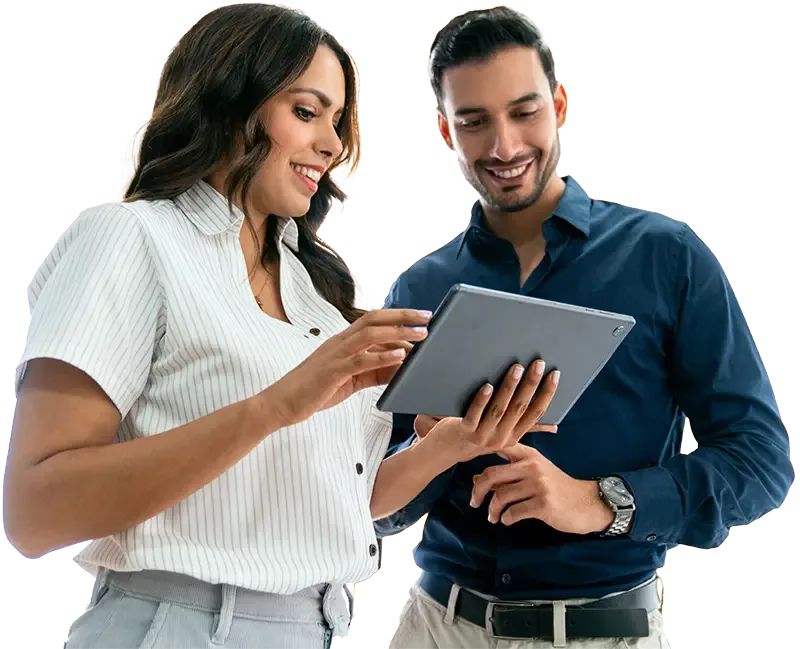 Dental professional at work