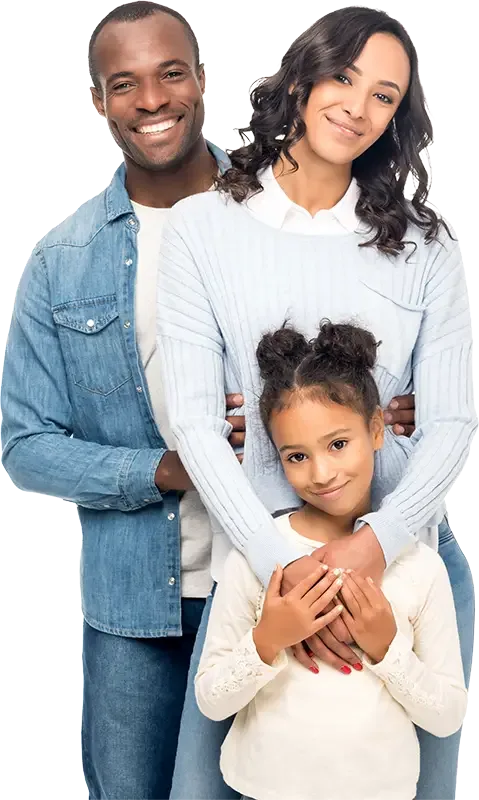 Family smiling - dental cleanings Phoenix AZ