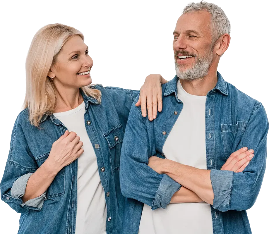 Couple smiling - tooth fillings Phoenix AZ