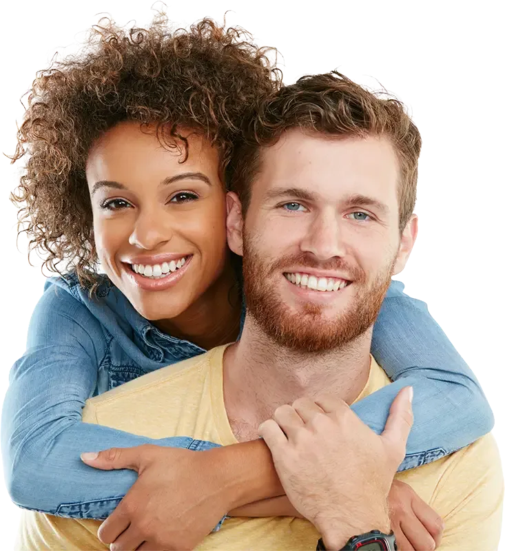 Couple smiling - metal-free restorations Phoenix AZ